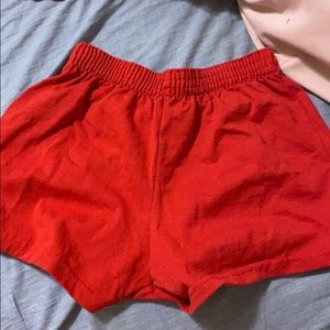 GIRLS soffee shorts red